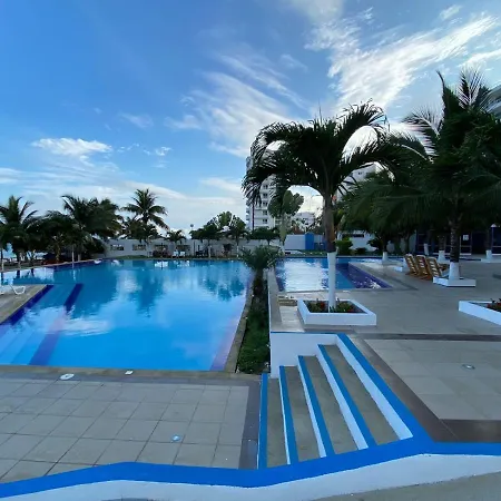 Departamento Frente Al Mar, Fontaine Bleau Apartment Tonsupa Exterior photo